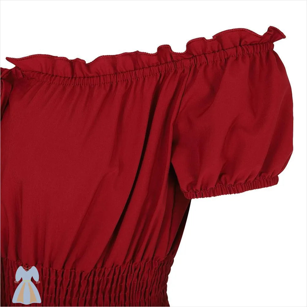 Robe de Bal Victorienne Rouge