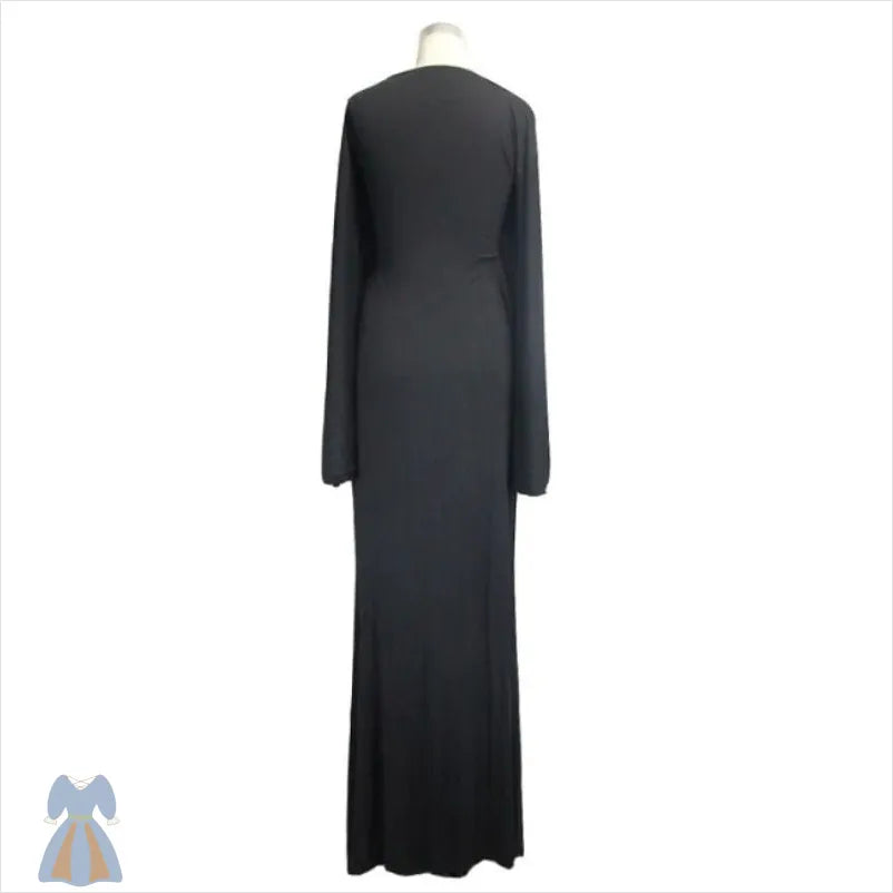Robe Noire Longue Victorienne