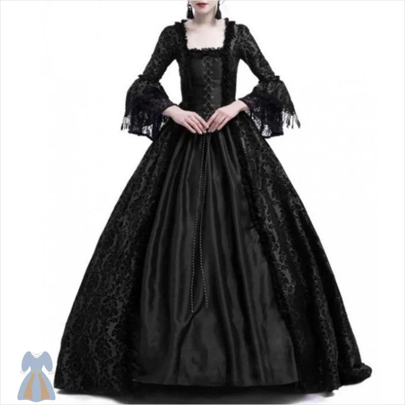 Robe Victorienne Noire