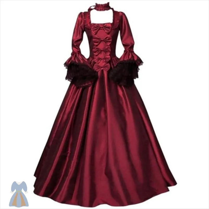 Robe Victorienne Rouge